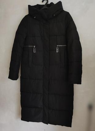 Теплый зимний пуховик размер l новый!