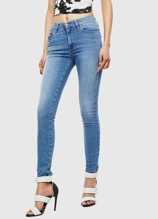 Женские джинсы super-skinny regular stretch d-roisin diesel имело