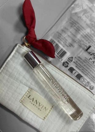 Подарочный набор парфюмированная вода lanvin modern princess 7.5ml и текстильная косметичка