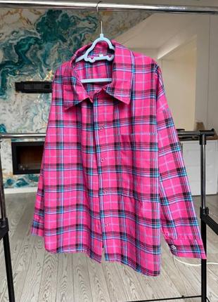 Дитяча сорочка у клітинку