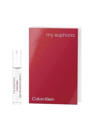 calvin Minimalism klein my euphoria парфюмированная вода женская, 1.2 мл (пробник)
