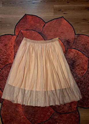 Юбка упаковка с фатином.