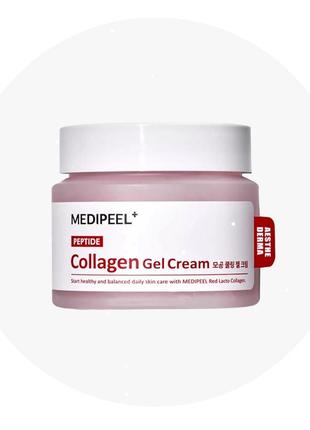 Коллагеновый гель-крем с пептидами и лактобактериями medi-peel red lacto collagen hydro gel cream, 80 мл