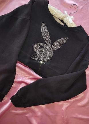 Укорочений светр playboy жіночий