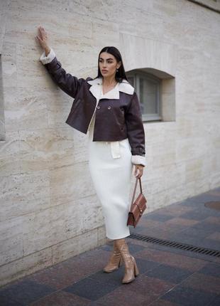 Дублянка шоколадного кольору