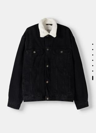 Джинсова чоловіча куртка  bershka