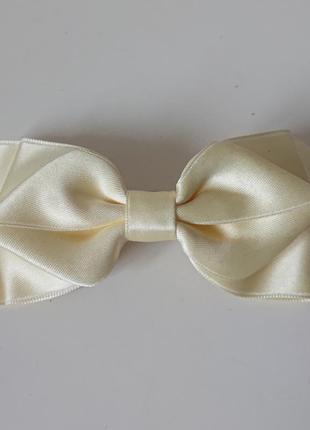 Заколка винтажная автомат атлас бант из англии