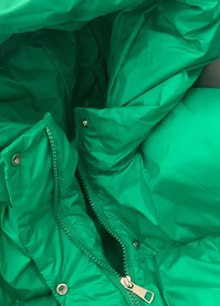 Куртка жіноча красивого зеленого кольору з капюшоном🔥🔥🔥5 фото
