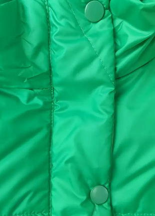 Куртка жіноча красивого зеленого кольору з капюшоном🔥🔥🔥6 фото