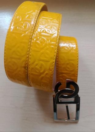 Оригинальный. крутой ремень лаковой кожи