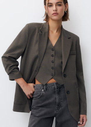 Жакет пиджак pull &amp; bear s-m