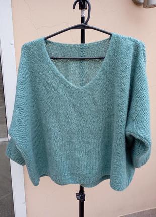 Свитер оверсайз мохер р.38-42 италия