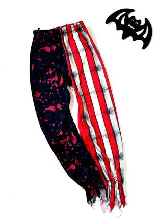 Карнавальные брюки клоун, джокер, арлекин на halloween hallow scream 9-10 лет