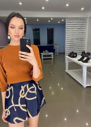 Zara вкорочений топ кофта