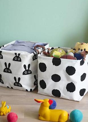 Корзина для игрушек, органайзер, корзина для белья, корзина