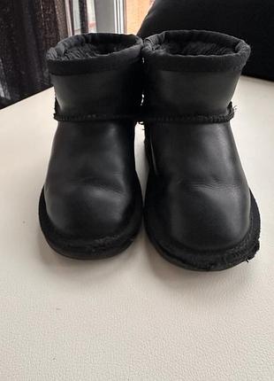 Детские кожаные угги 3