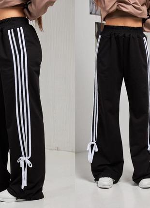 Брюки палаццо бантики