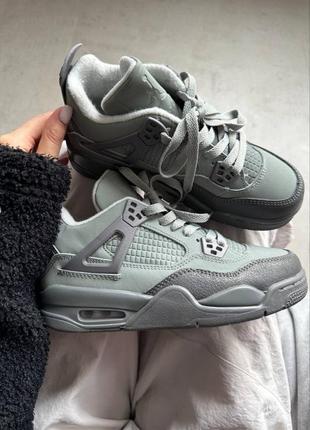 Кроссовки nike air jordan 4 retro « wet cement » premium
