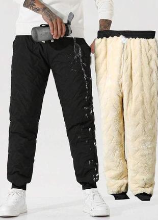 Штани на густому хутрі унісекс