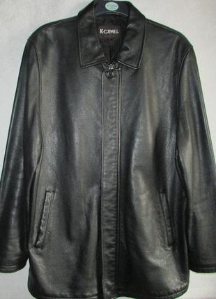 Мужская кожаная куртка / мужская кожаная куртка k~camel