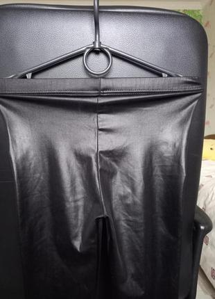 👑качественные лосины под кожу р.152-158 3