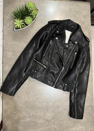 Косуха zara куртка кожаная кожунья