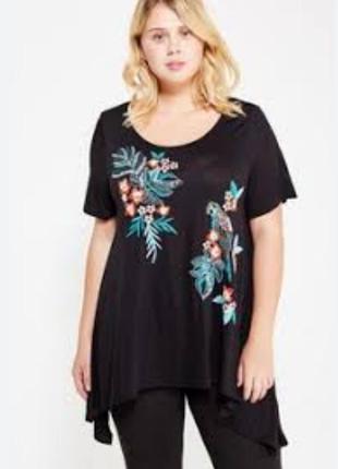 Трикотажна туніка з вишивкою