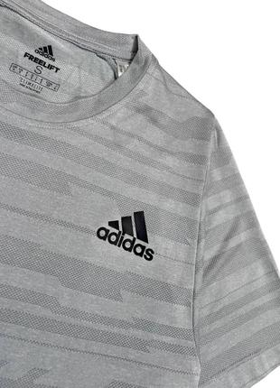 Чоловіча футболка adidas / спортивна футболка adidas / чоловіча футболка адідас / сіра футболка адідас / футболка adidas climalite / adidas. _14 фото
