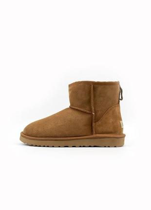 Ugg w classic mini chestnut🆕 шикарные женские угги 🆕 купить наложенный платёж5 фото