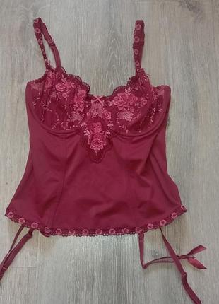 Пеньар, топ, корсет