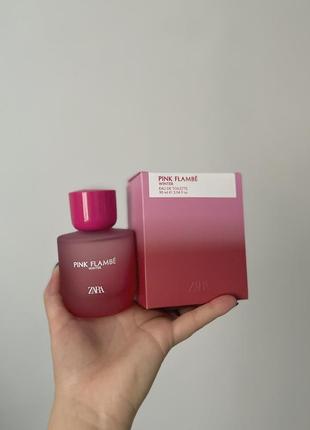 Туалетна вода zara pink flambe winter 90 ml нові запаковані
