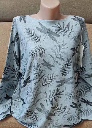 Женский свитер-туника из турецкого трикотажа oversize 52-56