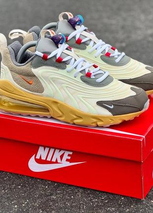 Демисезонные мужские кроссовки nike air max 270 react x travis scott