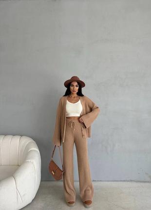 Костюм вязаный костюм - двойка