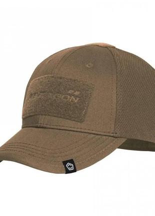 Бейсболка тактическая хб pentagon raptor bb cap койот one size