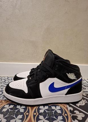 Jordan youth air 1 mid racer blue. eur-38.5
