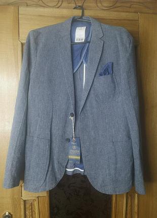 Льняной пиджак мужской