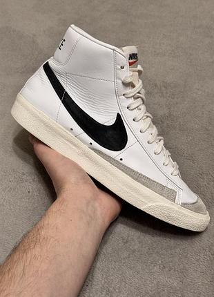 Nike blazer mid 77 vintage 44,5р 28,5см кроссовки оригинал кеды высокие