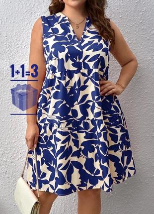 Платье с листиками shein xl
