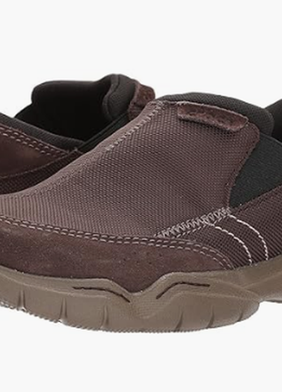 Crocs крокс мокасины слипоны men's swiftwater edge moc slip-on comfort espresso