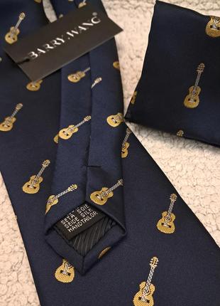 Barry wang комплект краватка та хустка,шовк