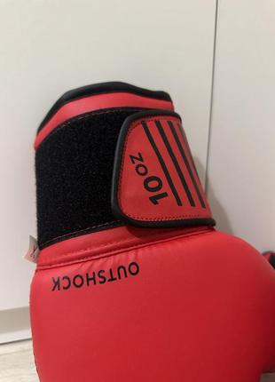 Боксерские перчатки 100, для начинающих - красные