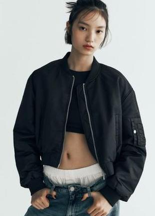 Куртка бомбер zara