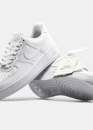 Женские кроссовки nike air force 1 '07 premium white 36-37-38-39-40-41