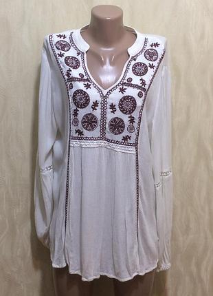 Блуза вишиванка next, р.18-20