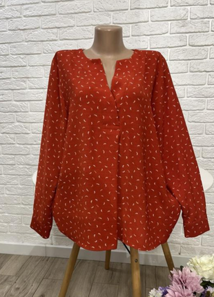 Блузка блуза нарядная длинный рукав р 50 (xl)