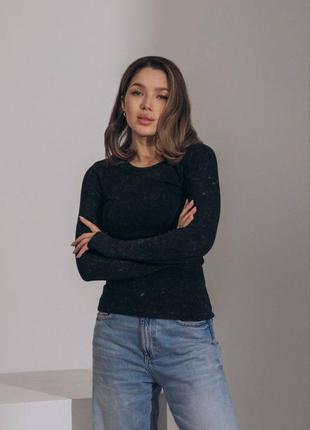 Лонгслив варенка в рубчик туреченица