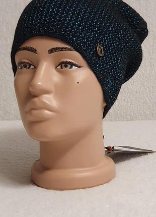 Стильная удлиненная женская шапка тм jolie, модель "карибы"