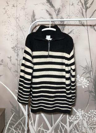 Подовжений светр оверсайз h&m2 фото