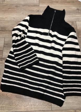 Подовжений светр оверсайз h&m3 фото